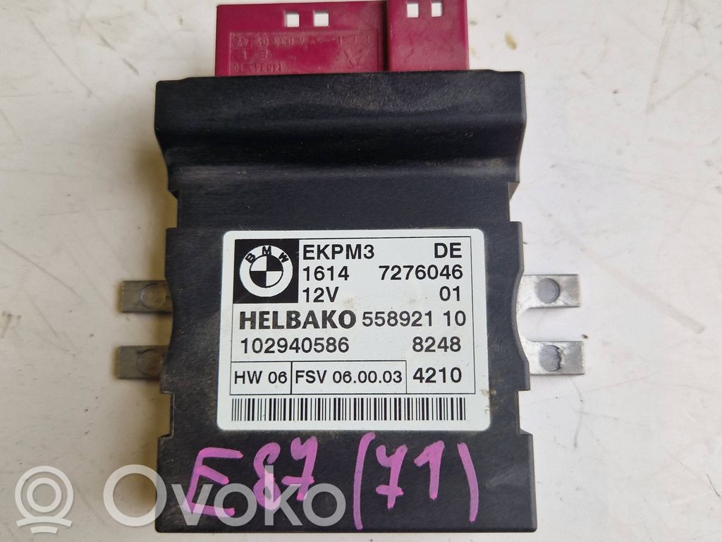 Unidad de control/módulo de la bomba de inyección de combustible   7276046