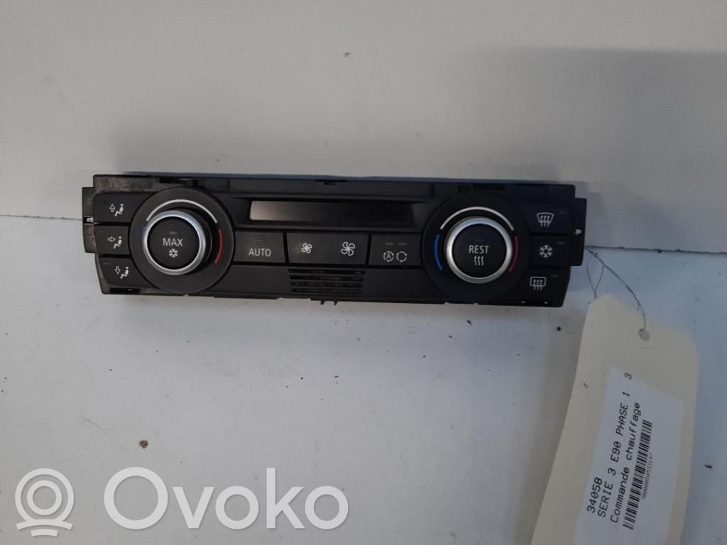 BMW 3 E90 E91 Climate control unit 