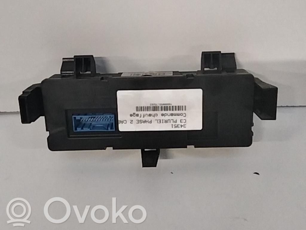 Citroen C3 Pluriel Climate control unit 