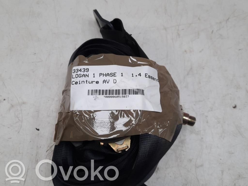 Pas bezpieczeństwa fotela przedniego   8200934787