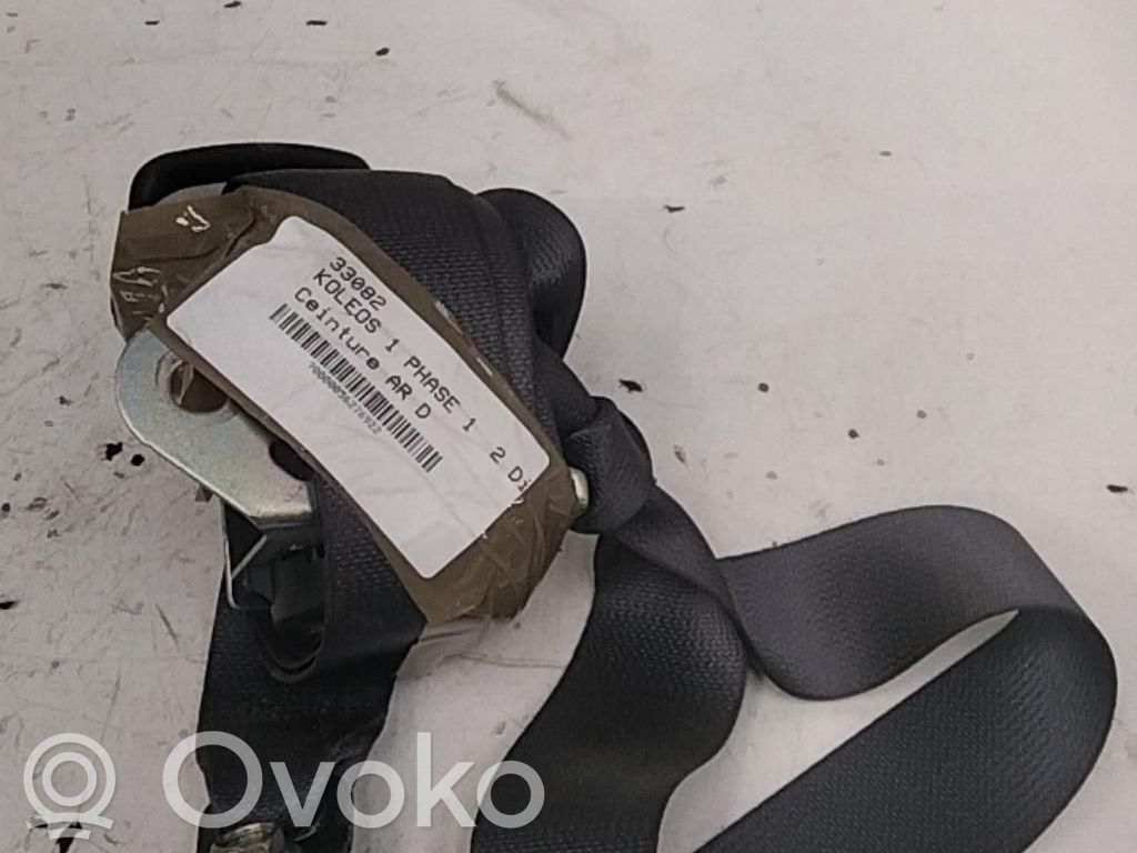 Renault Koleos I Pas bezpieczeństwa fotela tylnego 