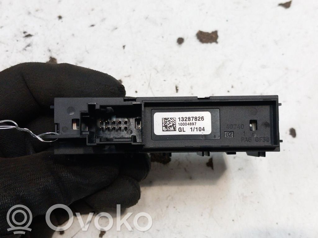 Opel Meriva B Hazard light switch 
