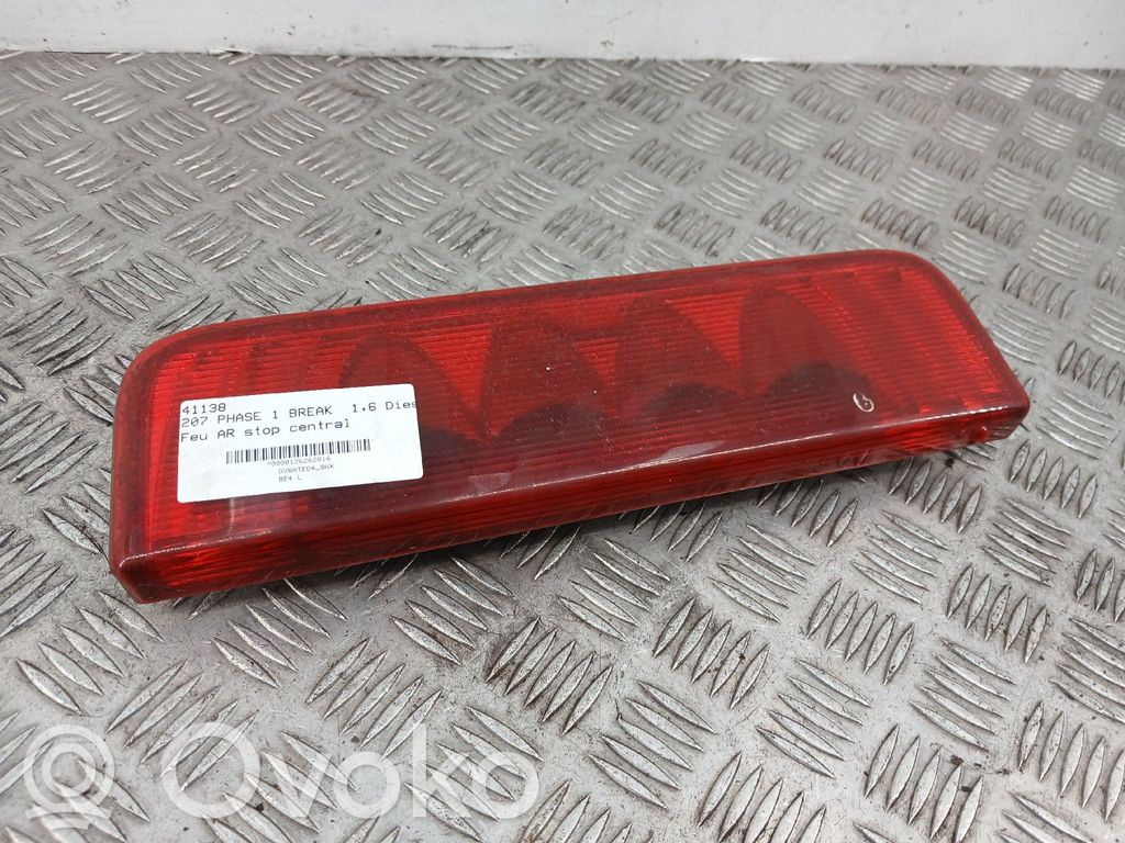 Peugeot 207 Third/center stoplight 
