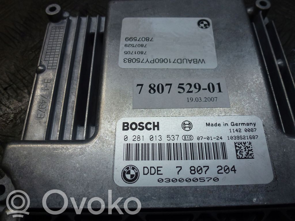 BMW 1 E81 E87 Engine control unit/module 