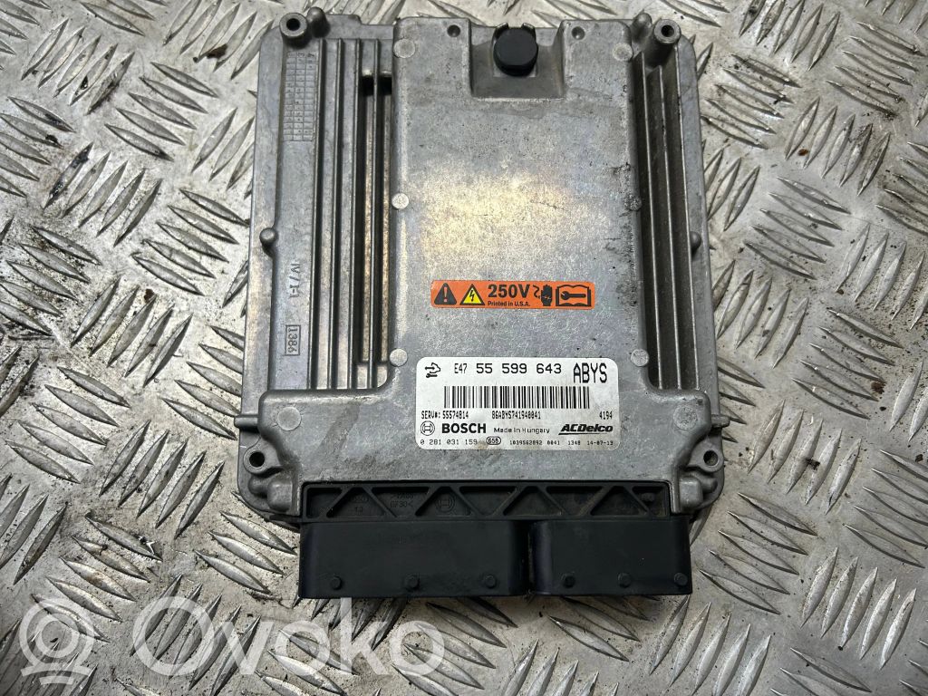 Opel Insignia A Engine control unit/module ECU 