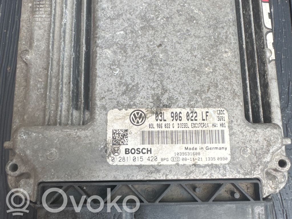 Volkswagen Golf VI Engine control unit/module 