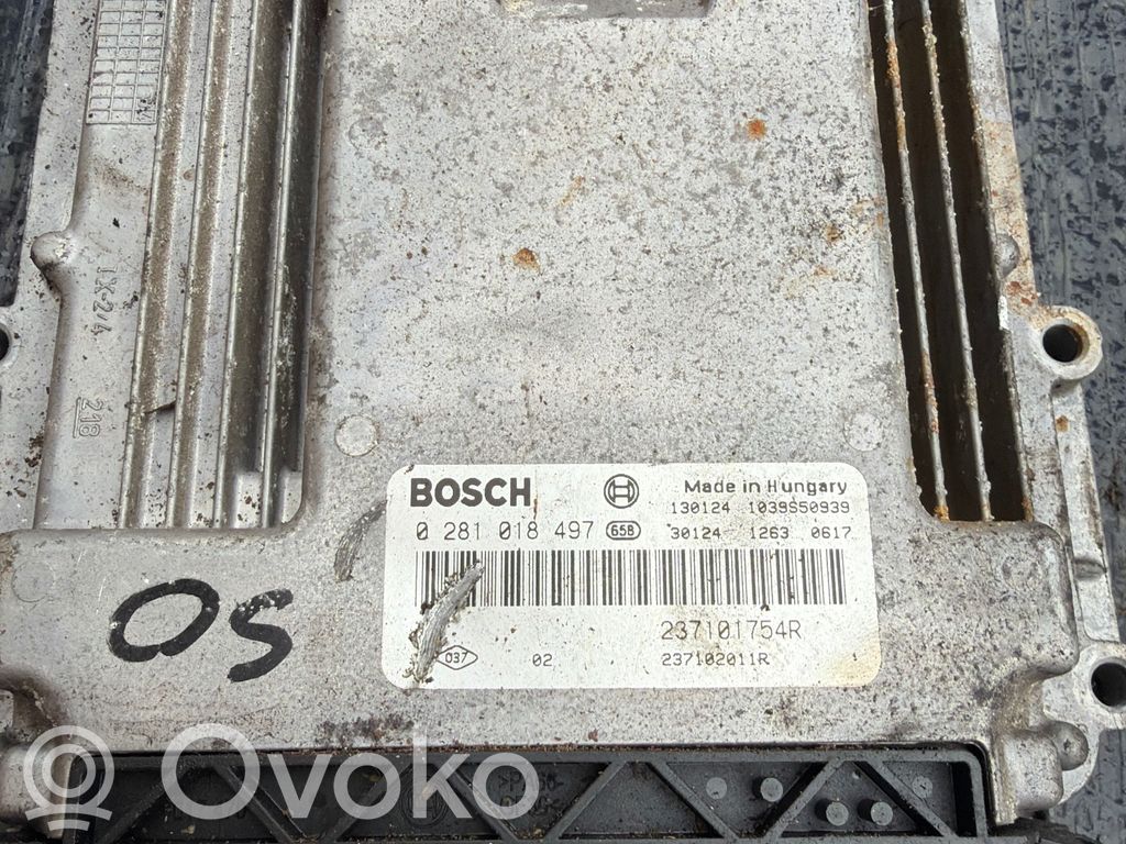 Engine control unit/module   0281018497,237101754R