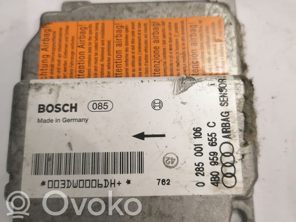 Audi A6 S6 C5 4B Sterownik / Moduł Airbag 