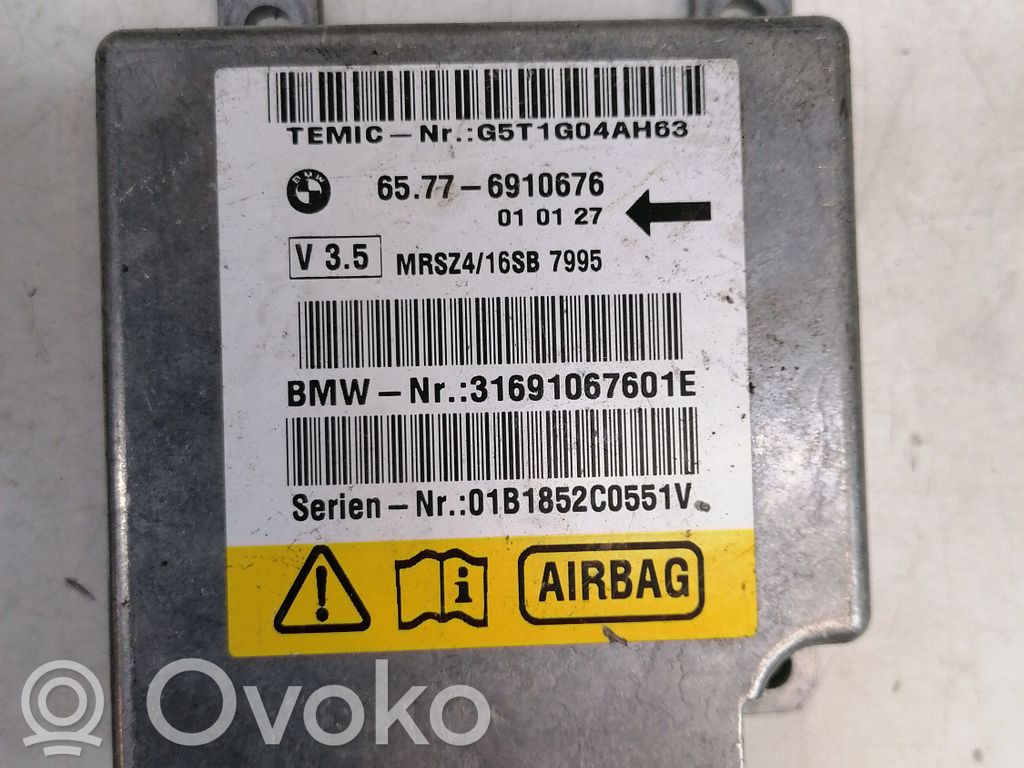 BMW 5 E39 Module de contrôle airbag 