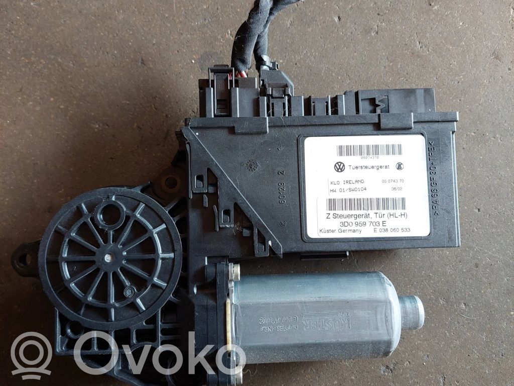 Volkswagen Phaeton Takaoven ikkunan nostomoottori 