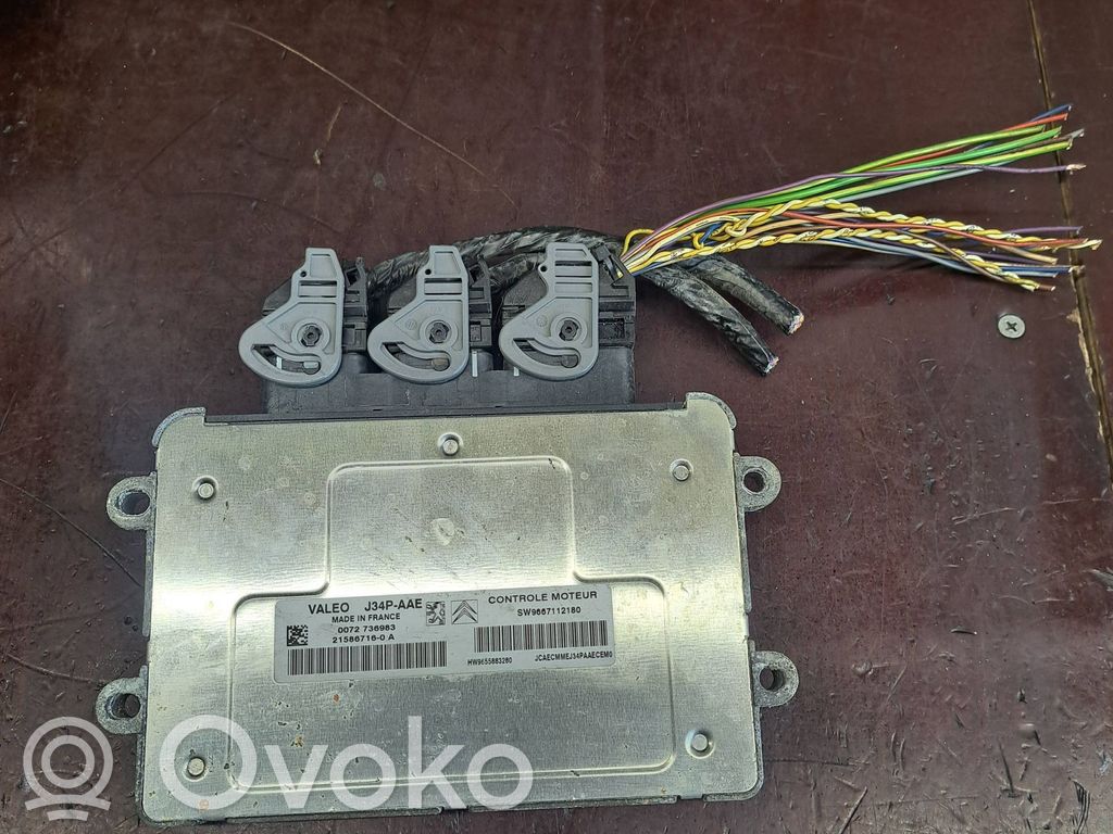 Peugeot 206+ Engine control unit/module 