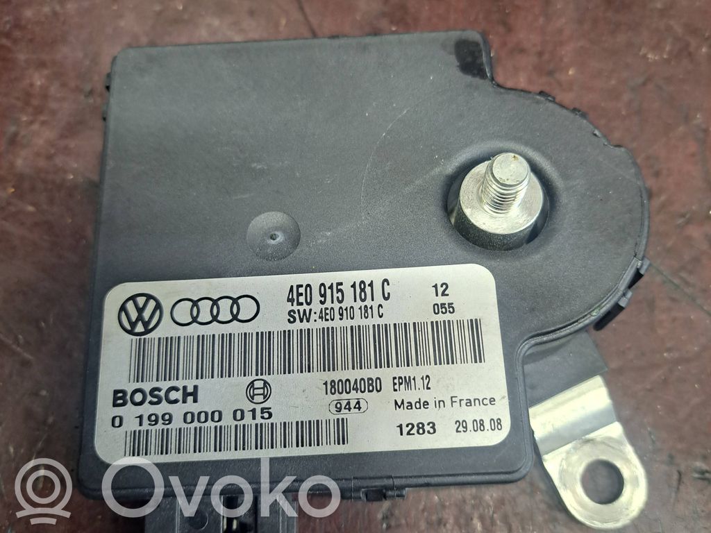 Battery control module   4E0915181C,0199000015,4E0910181C