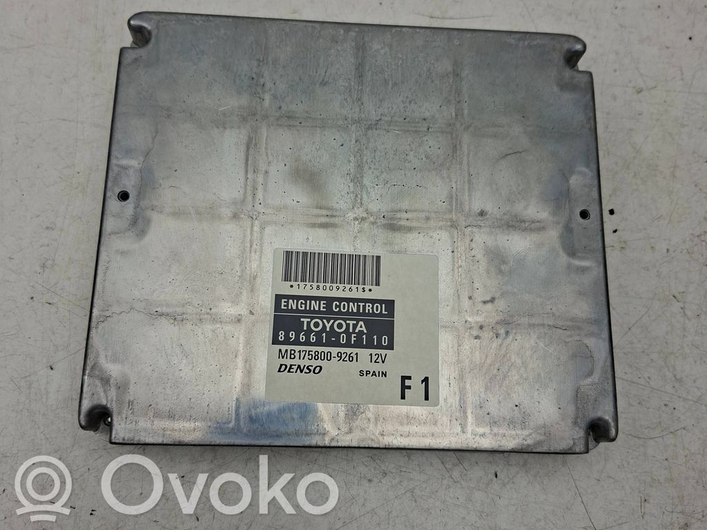 Toyota Corolla Verso AR10 Engine control unit/module 