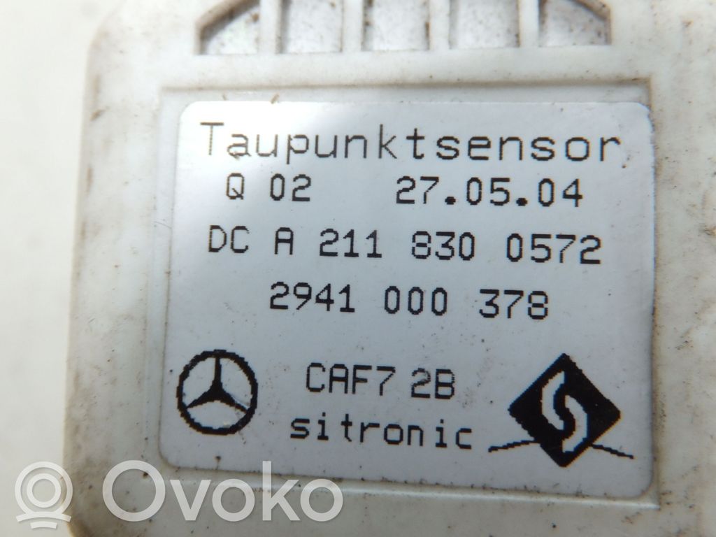 Mercedes-Benz E W211 Sensor de temperatura interna 