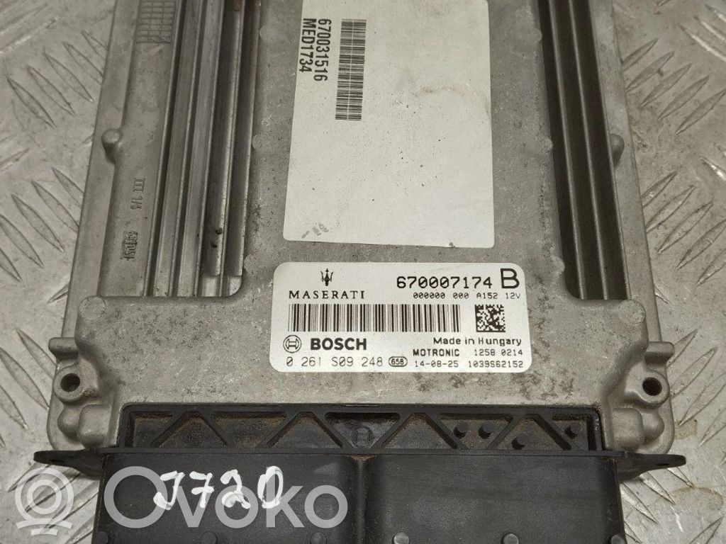 Maserati Ghibli Engine control unit/module 