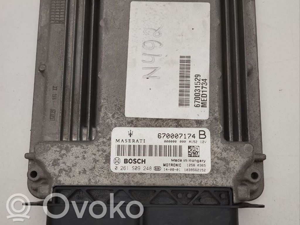 Maserati Ghibli Engine control unit/module 