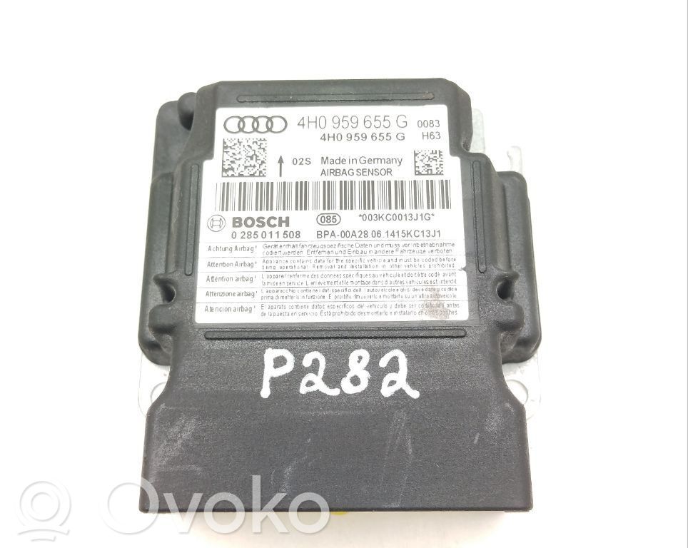 Audi A8 S8 D4 4H Airbag control unit/module 