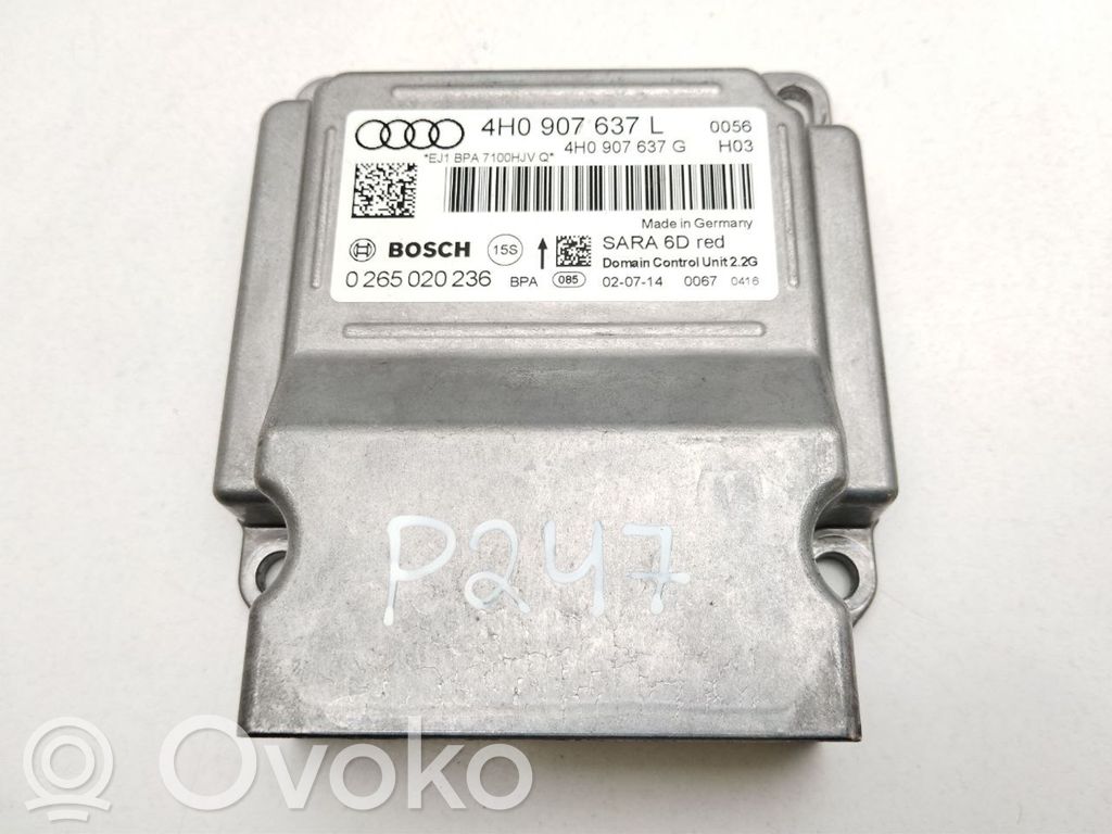Audi A8 S8 D4 4H Airbag control unit/module 