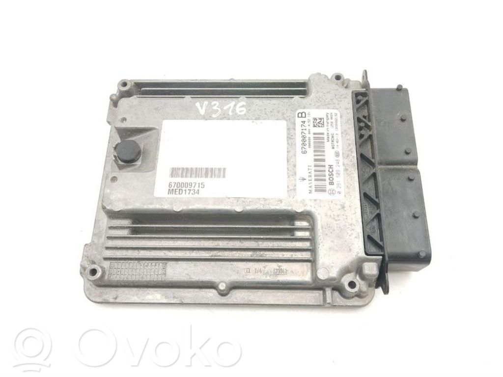 Maserati Quattroporte Engine control unit/module 