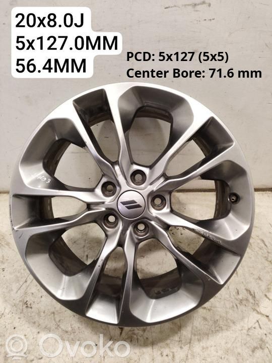 Dodge Durango R20-alumiinivanne 