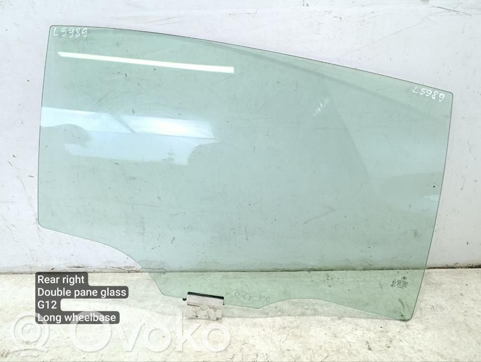 BMW 7 G11 G12 Szyba drzwi tylnych 