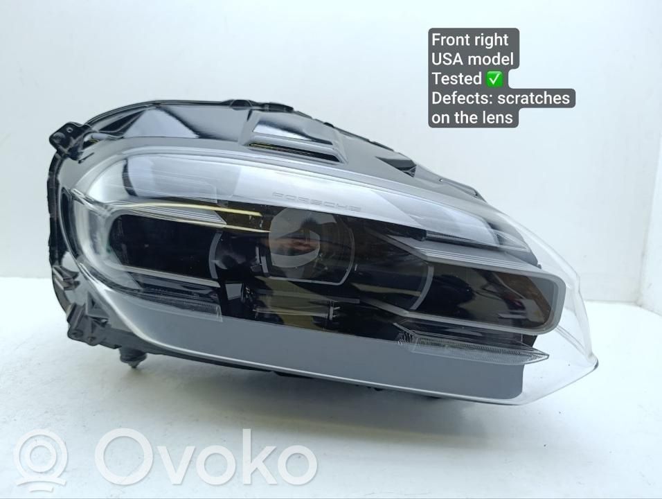 Porsche Taycan 9J1 Lampa przednia 