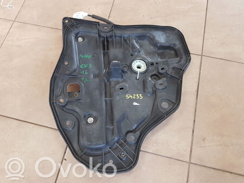 Front door electric window regulator