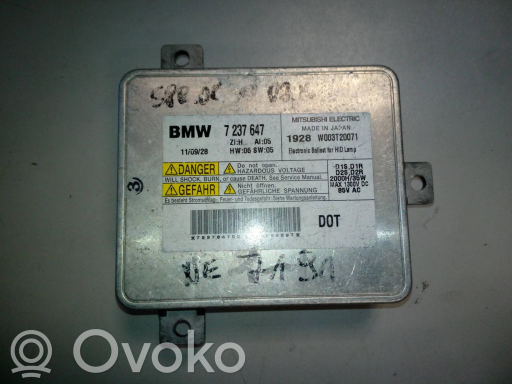 Headlight ballast module Xenon   7237647,63117237647,NE7191