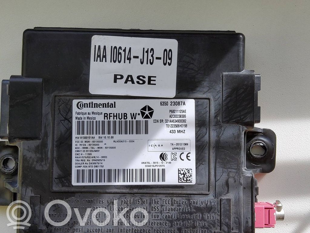 Other control units/modules   P68211125AE,635023087A,10614J1309