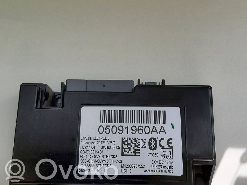 Bluetooth modulis   05091960AA,2012102,12003237552