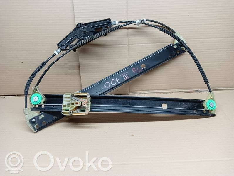 Skoda Octavia Mk3 (5E) Meccanismo di sollevamento del finestrino anteriore senza motorino 