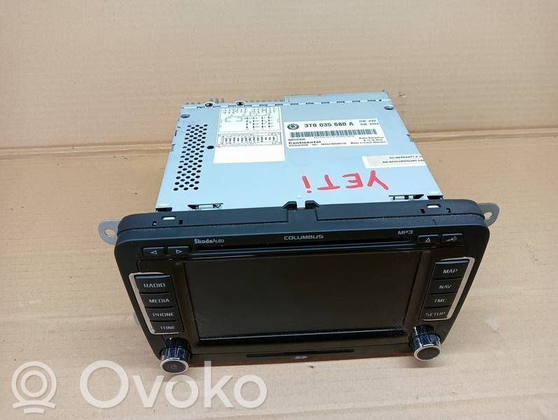 Skoda Yeti (5L) Panel / Radioodtwarzacz CD/DVD/GPS 