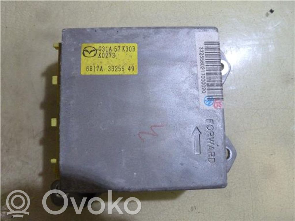 Airbag control unit/module   G31A57K30B,6B17A3325549