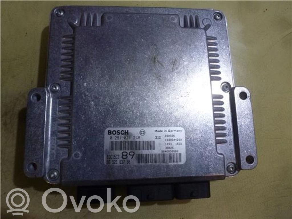 Peugeot 307 Engine control unit/module ECU 