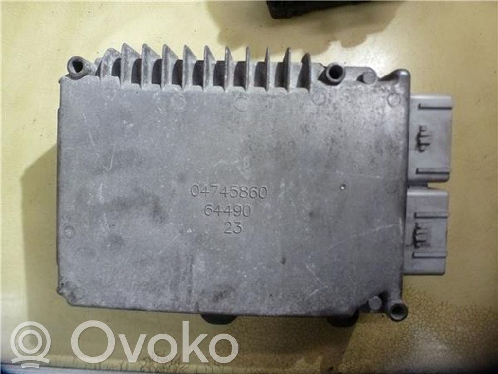 Engine control unit/module ECU