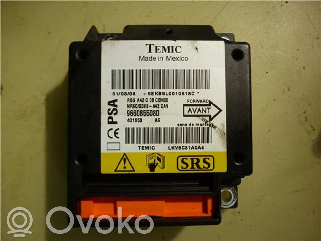 Airbag control unit/module   9660855080