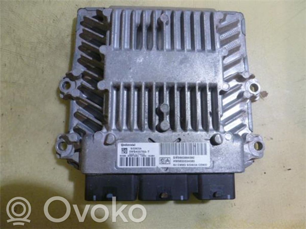 Engine control unit/module ECU   5WS40578AT,SW9663884580