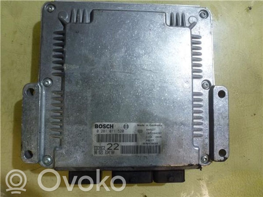 Engine control unit/module ECU   281011520,9652183480