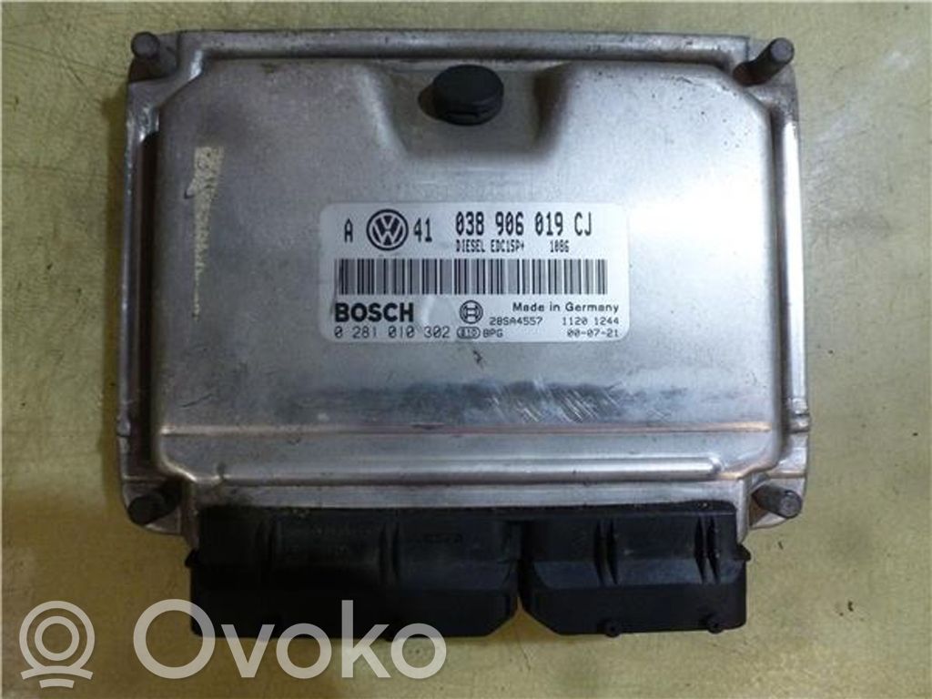Engine control unit/module ECU   38906019CJ,281010302