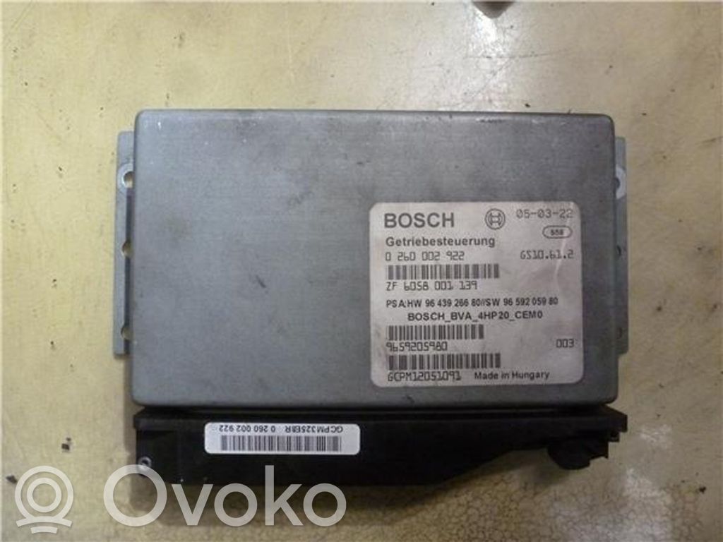 Peugeot 407 Gearbox control unit/module 