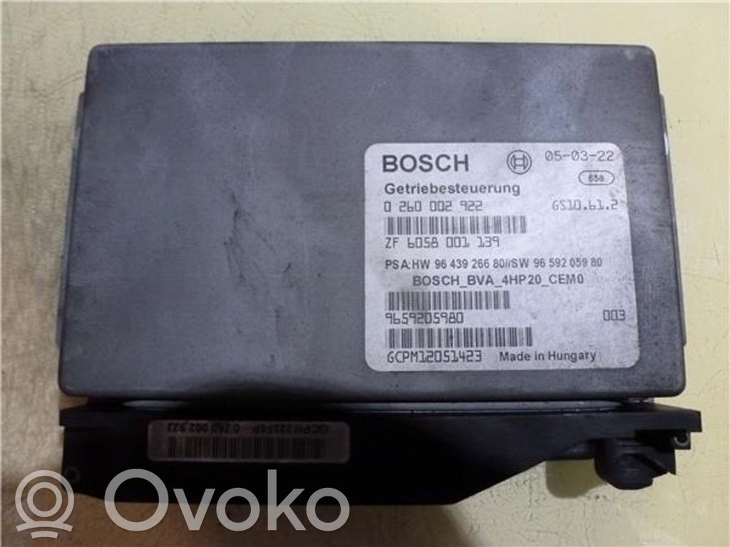 Peugeot 407 Gearbox control unit/module 