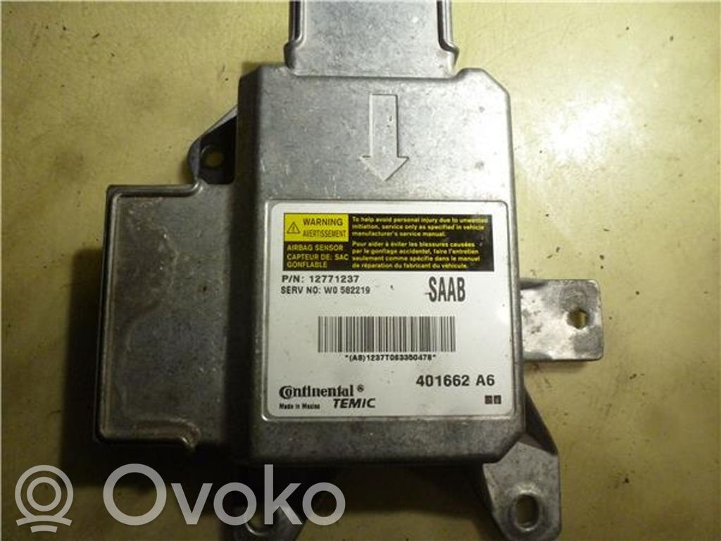 Unidad de control/módulo del Airbag   12771237