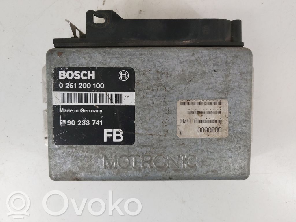 Engine control unit/module ECU   0261200100,90233741