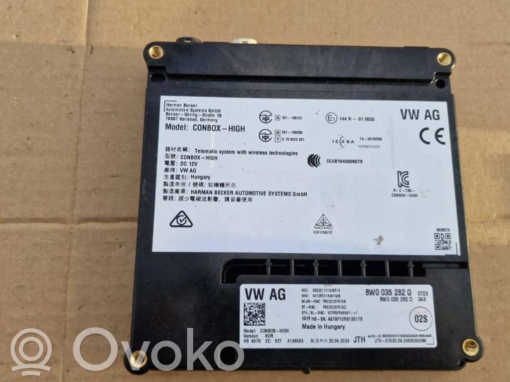 Módulo de control SOS   8W0035282G