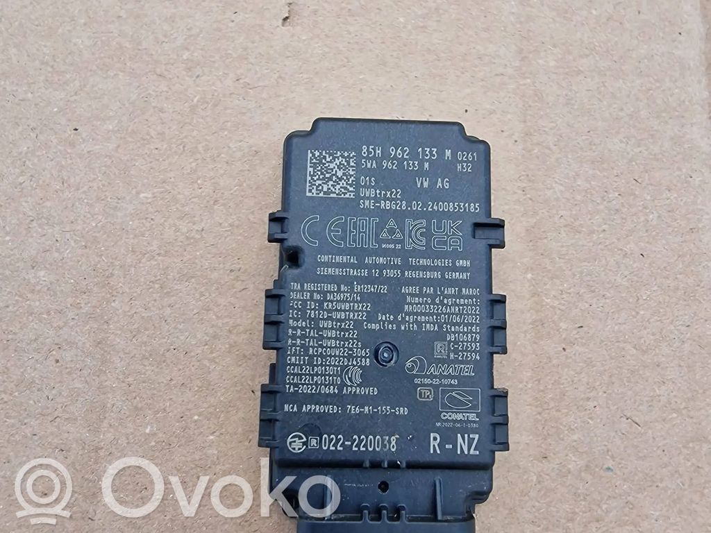 Other control units/modules   85H962133M,022220038,5WA962133M