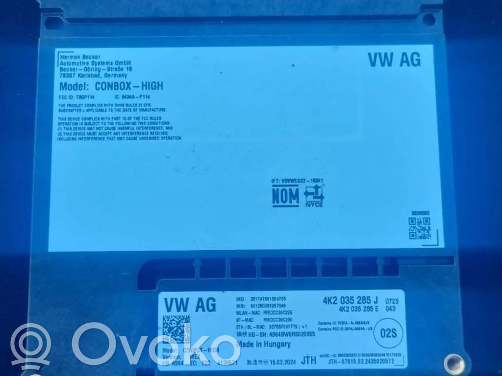 Audi e-tron Sonstige Steuergeräte / Module 