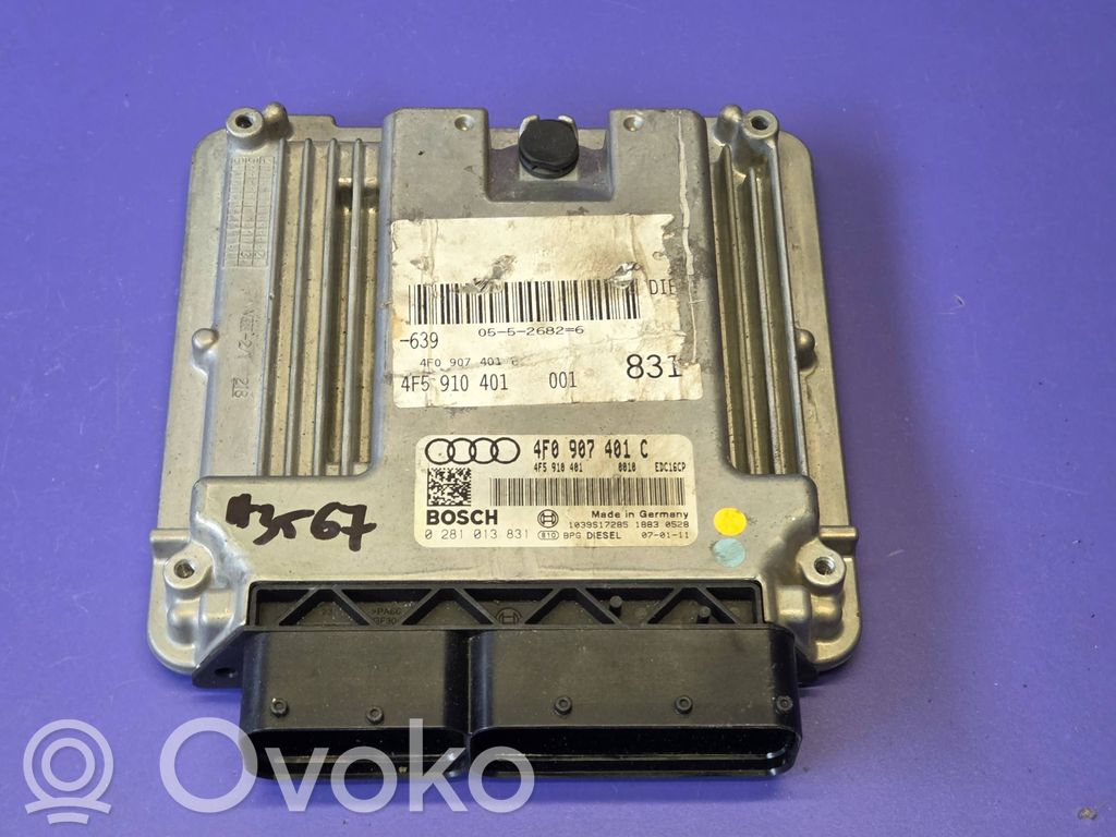 Audi A6 S6 C6 4F Unitate/modul de control motor 
