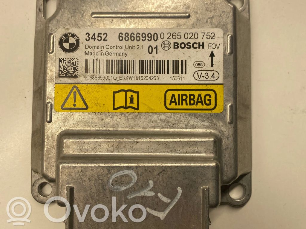 BMW 5 F10 F11 Sterownik / Moduł Airbag 