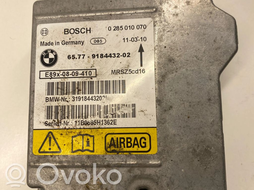 Module de contrôle airbag   31918443202,9184432,0285010070,MRSZ5CC16
