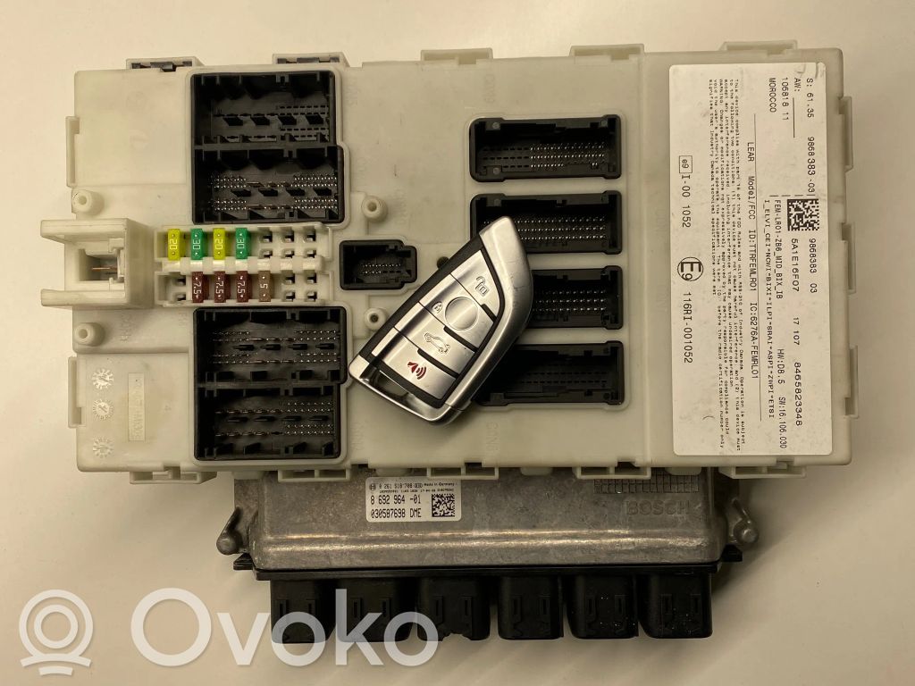 BMW 4 F36 Gran coupe Komputer / Sterownik ECU i komplet kluczy 